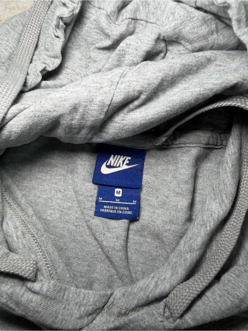 Nike Gray Lightweight Pullover Hoodie Men’s Medium - Picture 10 of 10